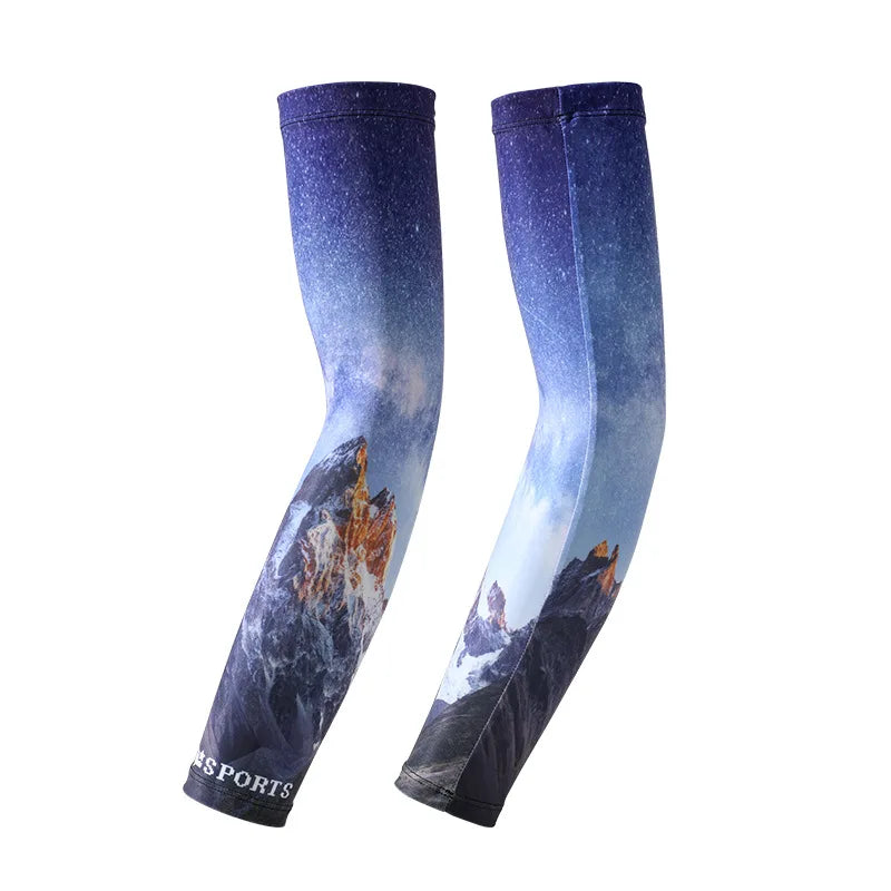 Anti-Sunburn Arm Sleeves – Summer UV Protection Breathable Cooling Sleeves for Men, Driving, Cycling & Sports