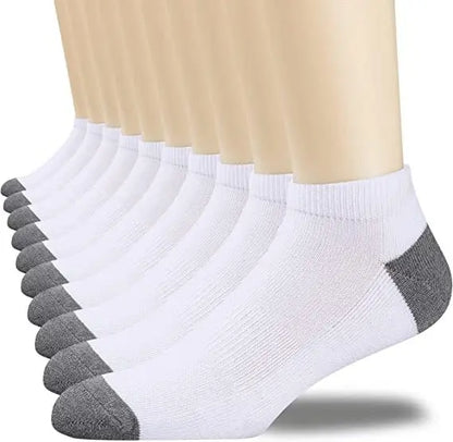 10 Pairs Breathable Cotton Sports Socks for Men – Bamboo Fiber Deodorant Business & Casual Socks