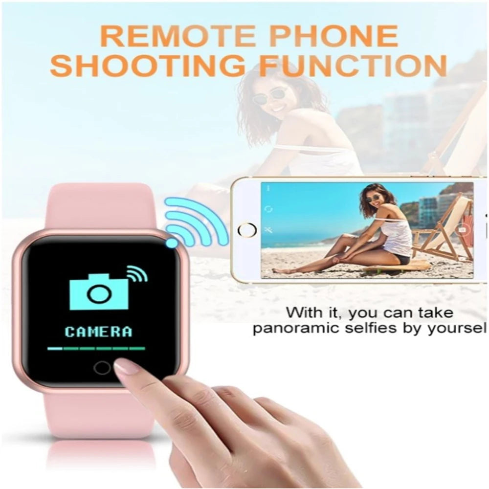 Smart Watch 2025 – Bluetooth Sports Fitness Tracker with Music Control, Sleep & Step Monitor for Men & Women