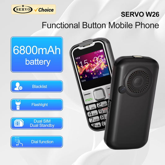 Dual SIM GSM Button Mobile Phone – 2G Standby, Speed Dial, Call Recording, Flashlight, FM Radio, Vibration