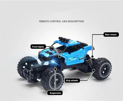 Electric RC Car – High Speed Off-Road Racing Vehicle Truck | Rechargeable Mini RC Toy for Kids & Boys