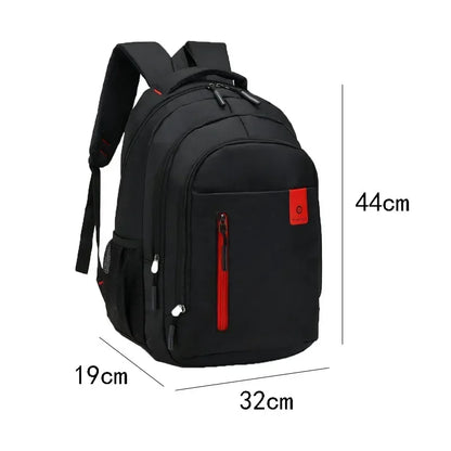 Men’s Oxford Business Backpack – Waterproof Laptop Bag, Leisure Travel & High School Student Bag