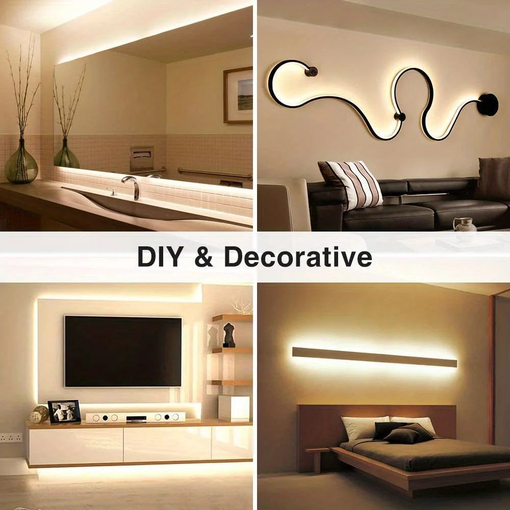 USB LED Neon Strip Light – 5V Dimmable Touch Sensor Flexible Waterproof Silicone Light for Home & Outdoor Decor