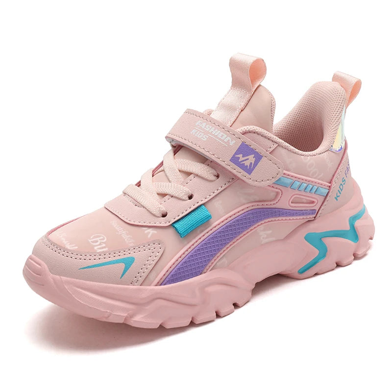 Kids Girls Running Shoes – Breathable, Non-Slip Sneakers for School, Sports & Outdoor Activities