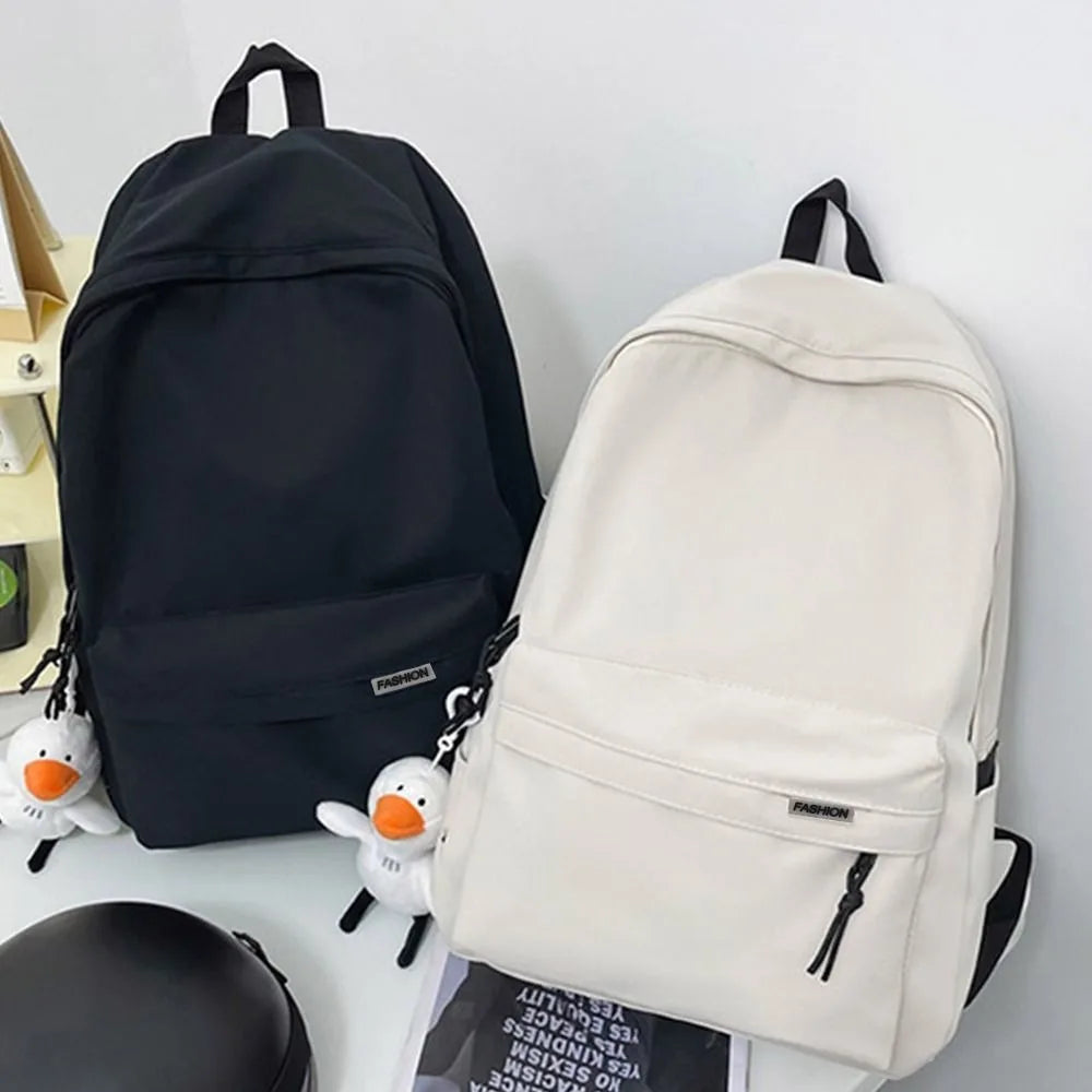 Creative Nylon School Backpack – Waterproof Large Capacity Book Bag for Teen Boys & Girls, Travel & Fashion Use