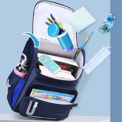 Children’s Reflective Fashion School Backpack – Stylish, Portable & Versatile Kids Bookbag