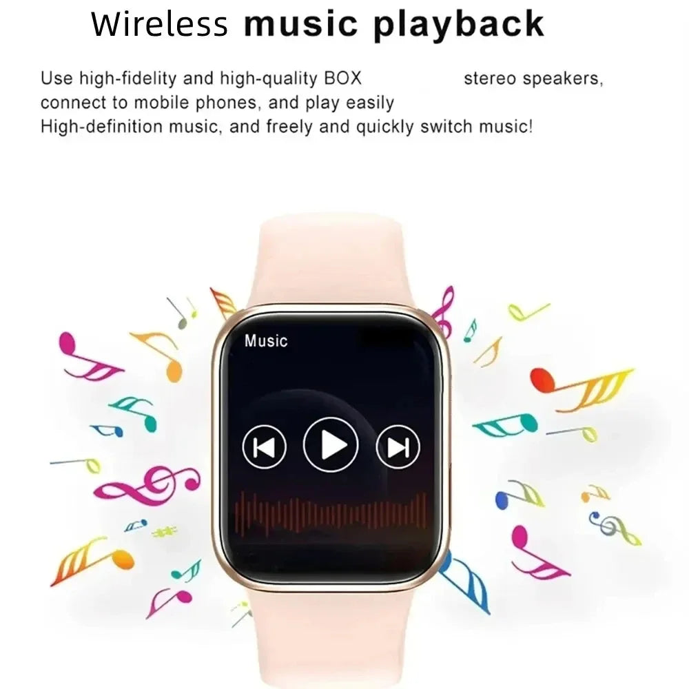 Smartwatch with Bluetooth Call, Health Tracking & 1.73" Display – For Android & iOS