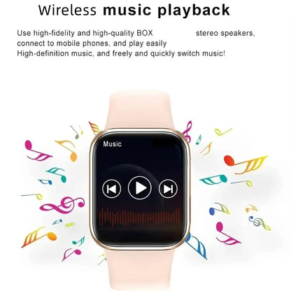 Smartwatch with Bluetooth Call, Health Tracking & 1.73" Display – For Android & iOS