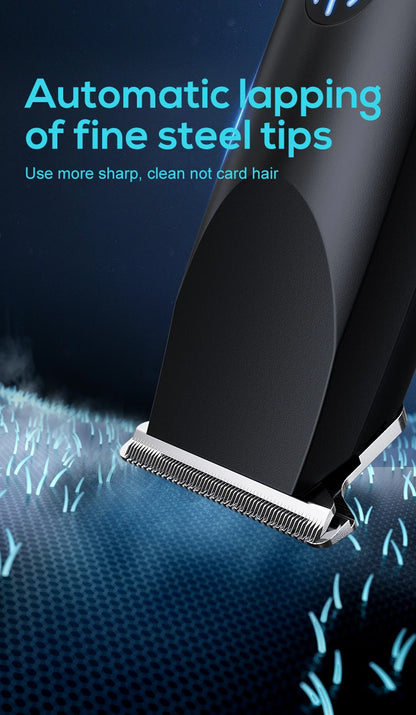Small Hair Clipper for Home Use – USB Rechargeable, Portable with Replaceable Nozzle