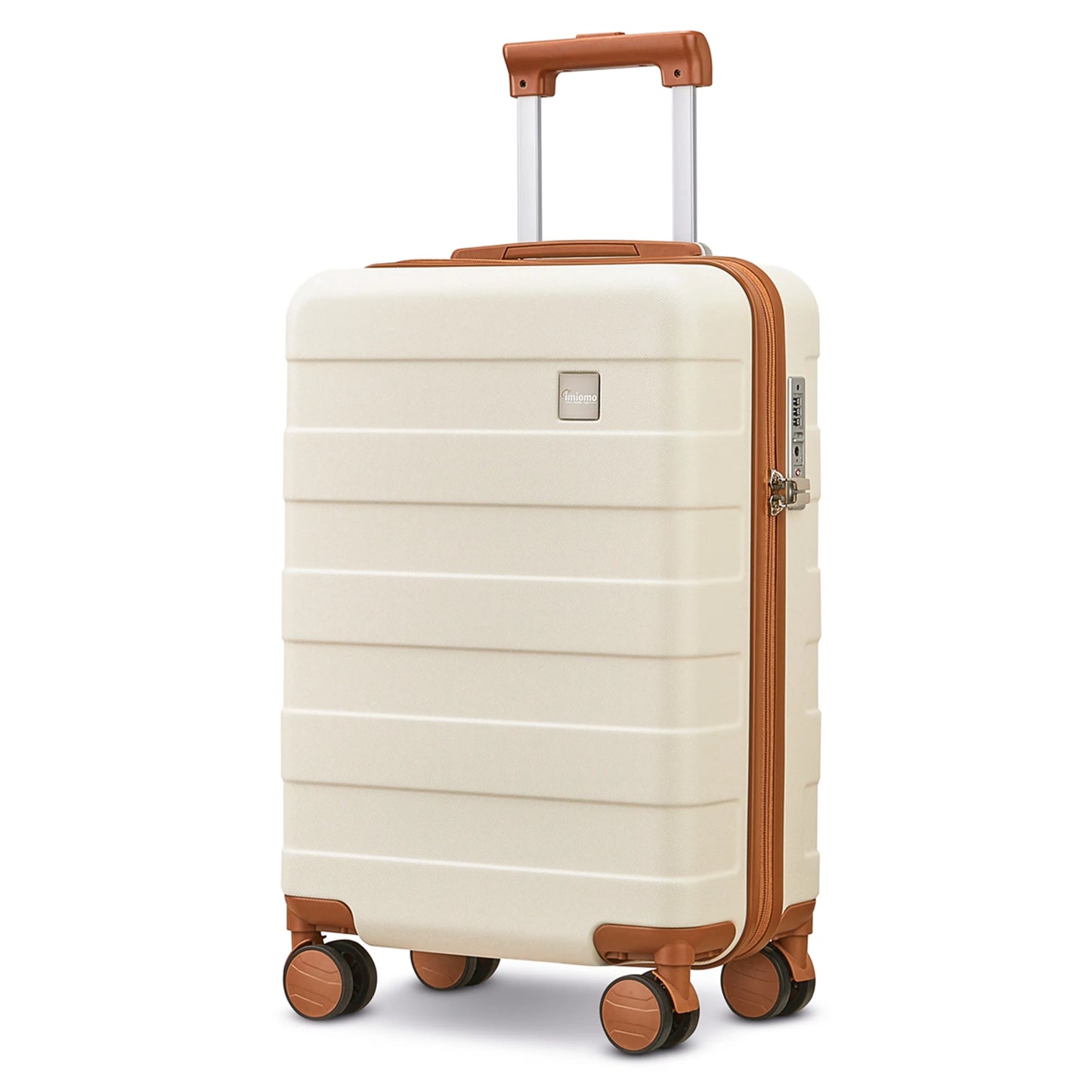 imiomo Travel Luggage Set – Hard Shell Lightweight Carry-On Suitcase with Travel Bag, TSA Lock & Silent Spinner Wheels