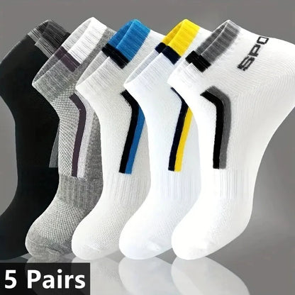 Men’s Socks – Sweat-Absorbing, Deodorant, Winter Business & Sports Stockings