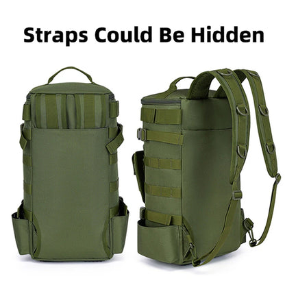 Tactical Fishing Backpack – Multifunctional Tackle Bag with Rod Holders & Outdoor Storage for Camping, Hiking & Fishing
