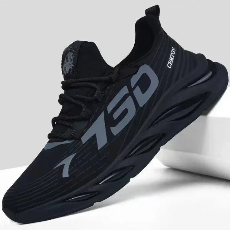Men’s Slip-On Sneakers – Lightweight Casual Running Shoes, Breathable Walking & Training Tennis Shoes
