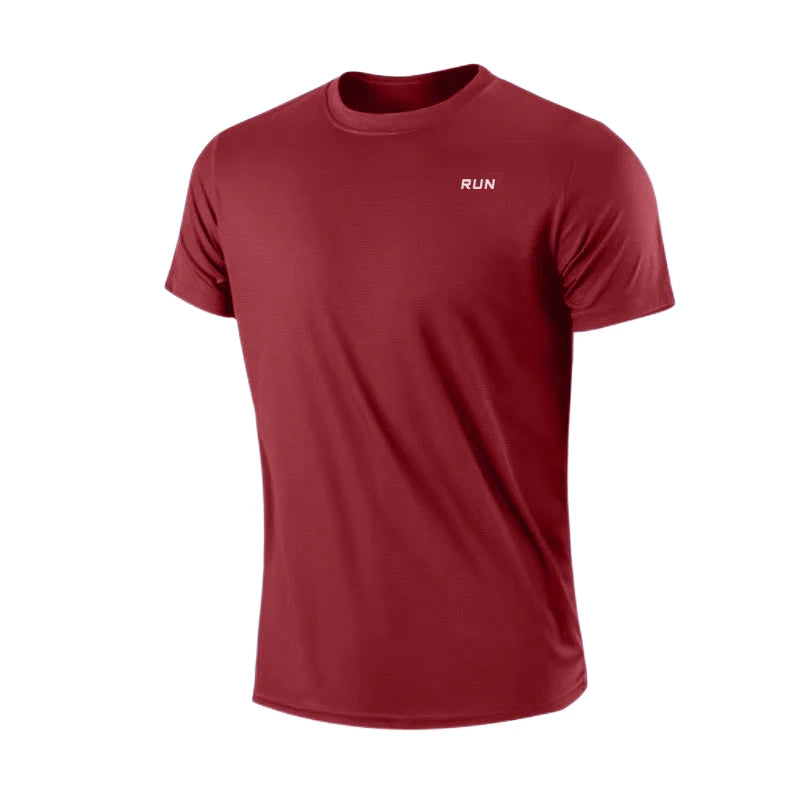 Men's Quick Dry Short Sleeve Gym T-Shirt | Moisture-Wicking Training Top