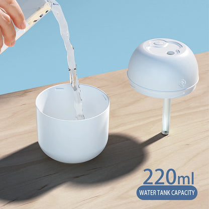 Mini Portable USB Air Humidifier – Silent Aroma Diffuser & Hydrating Atomizer for Home, Office & Travel