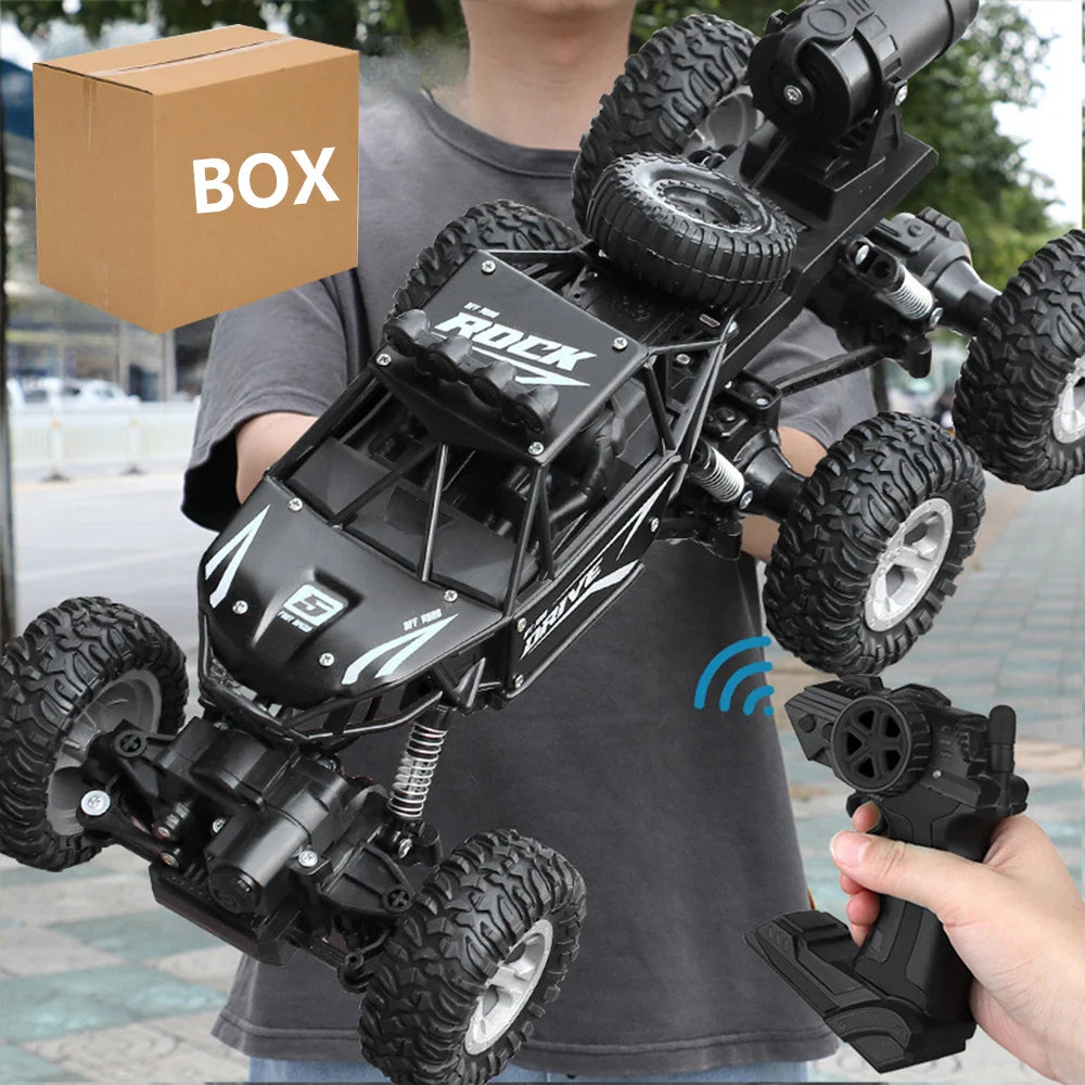 Six-Wheel Drive RC Car – Cross-Country Climbing Spray Racing Car for Kids & Adults