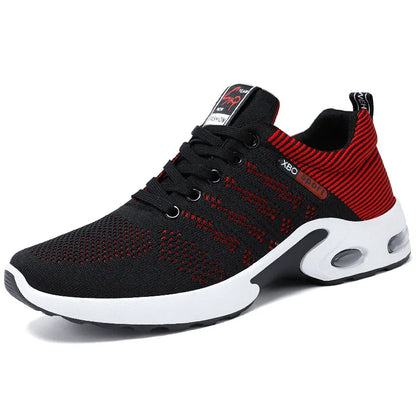 Men’s 2025 Trend Breathable Lace-Up Running Shoes – Lightweight Casual Sports Shoes