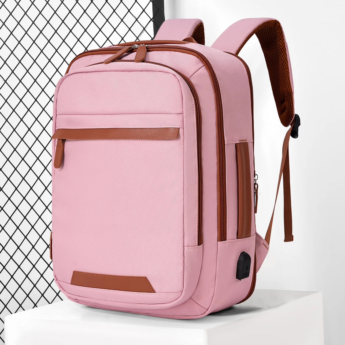 High-Quality USB Rechargeable Laptop Backpack – Waterproof Large Capacity Bag for Men, Women & Students