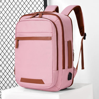 High-Quality USB Rechargeable Laptop Backpack – Waterproof Large Capacity Bag for Men, Women & Students