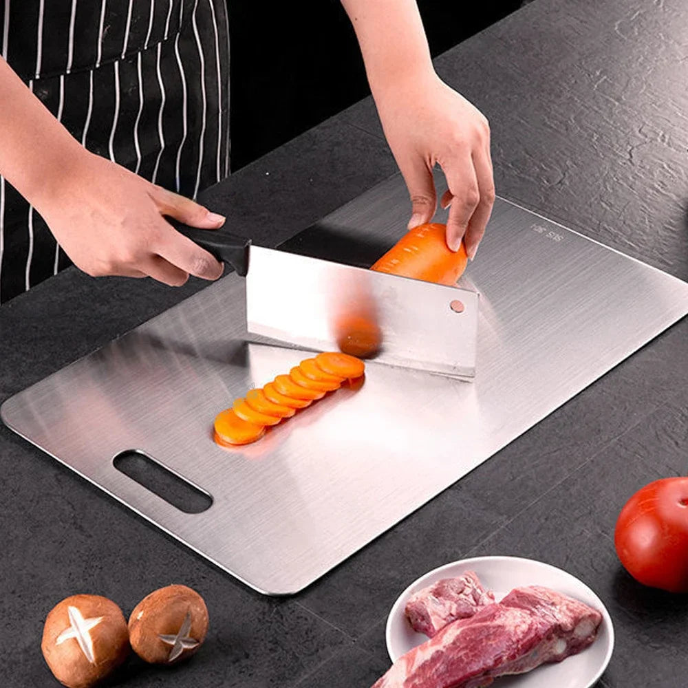 316 Stainless Steel Chopping Board – Double-Sided Cutting & Kneading Board