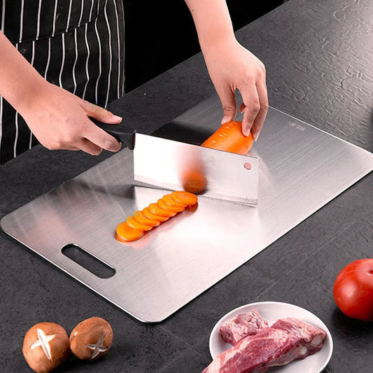 316 Stainless Steel Chopping Board – Double-Sided Cutting & Kneading Board