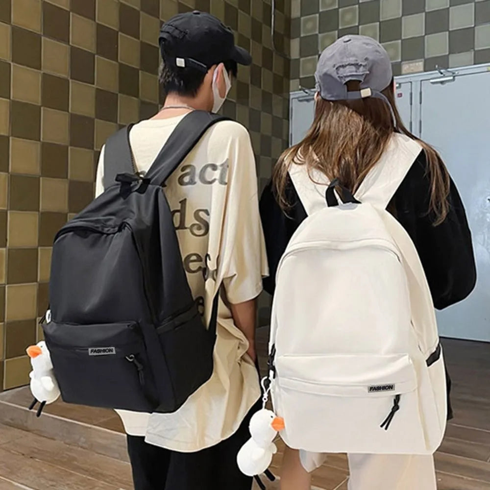 Creative Nylon School Backpack – Waterproof Large Capacity Book Bag for Teen Boys & Girls, Travel & Fashion Use