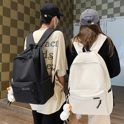 Creative Nylon School Backpack – Waterproof Large Capacity Book Bag for Teen Boys & Girls, Travel & Fashion Use
