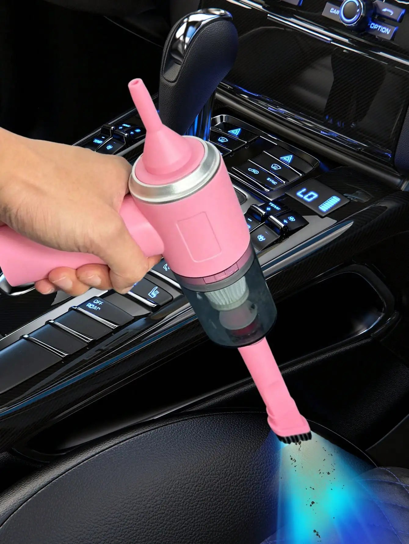 3-in-1 Vacuum Cleaner – USB Rechargeable Suction & Blowing Mini Vacuum for Car & Home