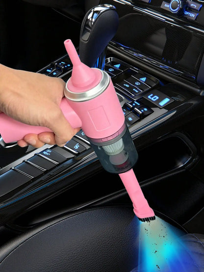 3-in-1 Vacuum Cleaner – USB Rechargeable Suction & Blowing Mini Vacuum for Car & Home