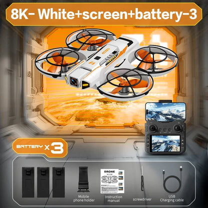 Xiaomi A21 Pro Mini Drone – 4K/8K HD Camera Quadcopter with Screen, Brushless Motor & Obstacle Avoidance