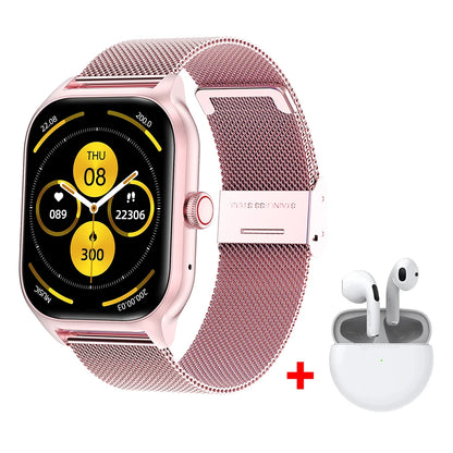 Smart Watch 2025 – Bluetooth Calling, Fitness Tracker & Music Control for Android & iOS