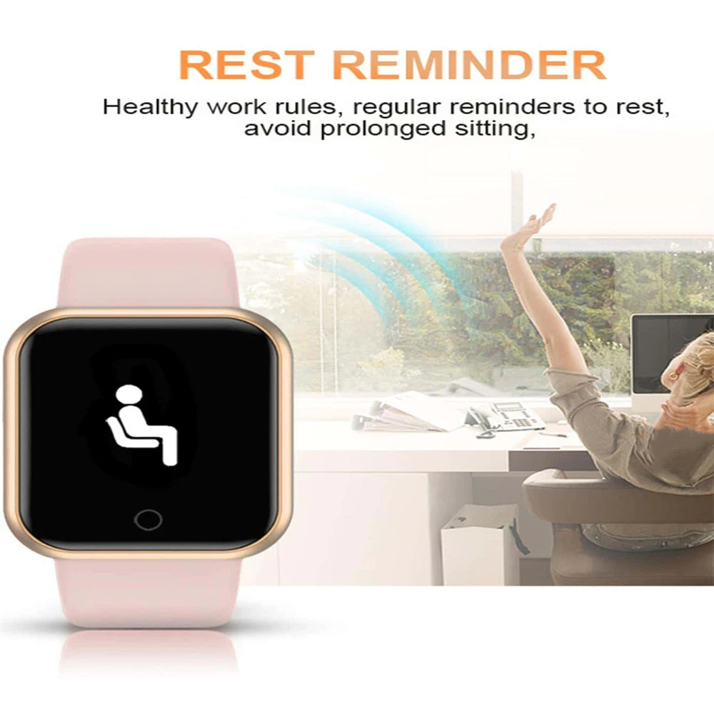 Smart Watch 2025 – Bluetooth Sports Fitness Tracker with Music Control, Sleep & Step Monitor for Men & Women