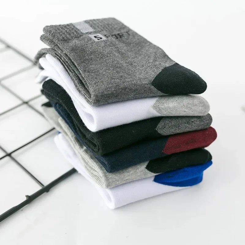 Men’s Socks – Sweat-Absorbing, Deodorant, Winter Business & Sports Stockings