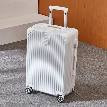 100% Aluminum Magnesium Alloy Travel Luggage – Trolley Carry-On & Checked Luggage 20", 22", 24", 26", 28" with Cup Holder