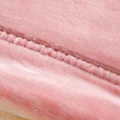 Ultra Soft Rose Throw Blanket – Cozy Heavy Microfiber Fleece for Bed, Sofa & Dormitory