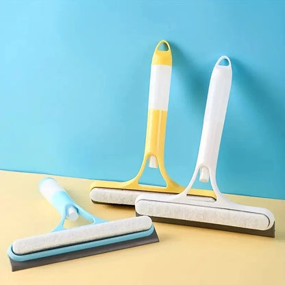 3-in-1 Multi-Function Glass Cleaning Tool with Water Spray | Household Window & Mirror Scraper