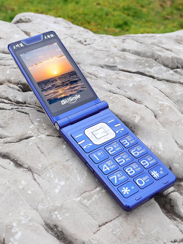 Flip Mobile Phone – Unlocked Clamshell Cellphone with MP3, Wireless FM, Torch & 4050mAh Long Battery