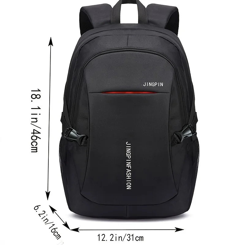 Men’s Oxford Backpack – Waterproof Business Laptop Bag, Casual Travel Rucksack & Student Schoolbag