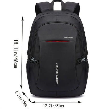 Men’s Oxford Backpack – Waterproof Business Laptop Bag, Casual Travel Rucksack & Student Schoolbag