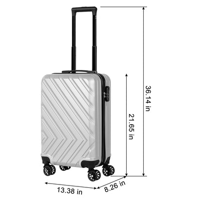Lockable Luggage Suitcase – Travel-Friendly with 20 Handles & Universal Roller Wheels for Easy Mobility