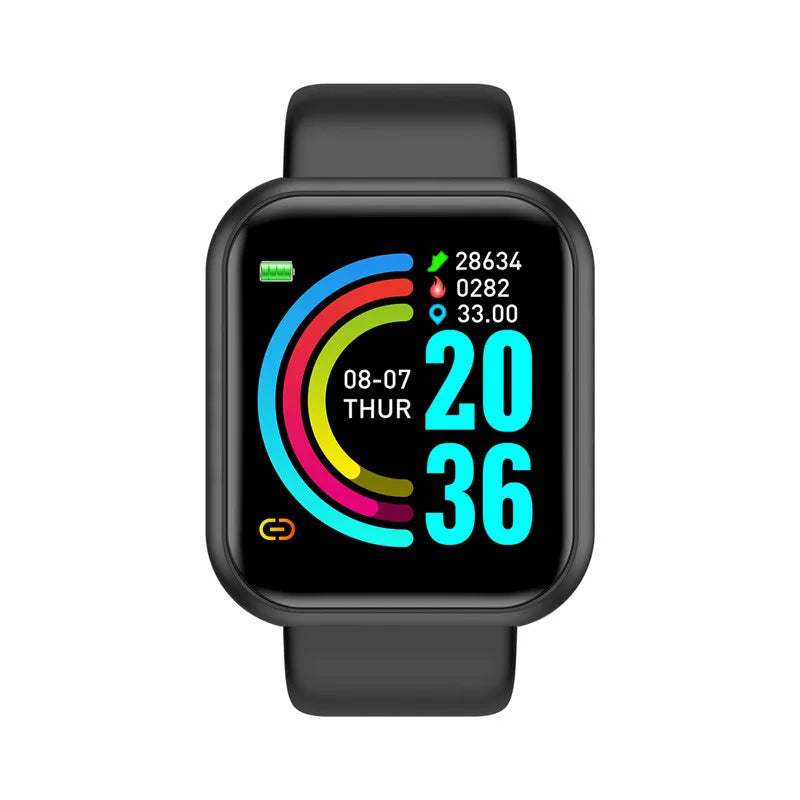 Smart Watch 2025 – Bluetooth Sports Fitness Tracker with Music Control, Sleep & Step Monitor for Men & Women