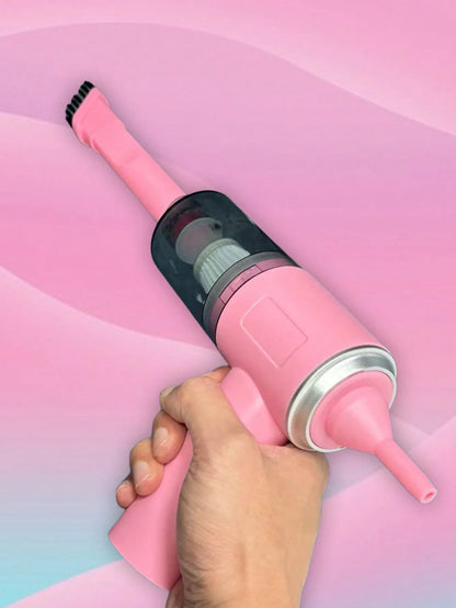 3-in-1 Vacuum Cleaner – USB Rechargeable Suction & Blowing Mini Vacuum for Car & Home