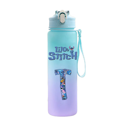 750ML Cartoon Lilo & Stitch Water Bottle – Large Capacity Portable Sport Bottle for Kids