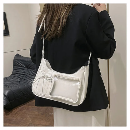 Women’s Korean Transparent Ita Shoulder Bag – Japanese Preppy Designer School Crossbody Purse