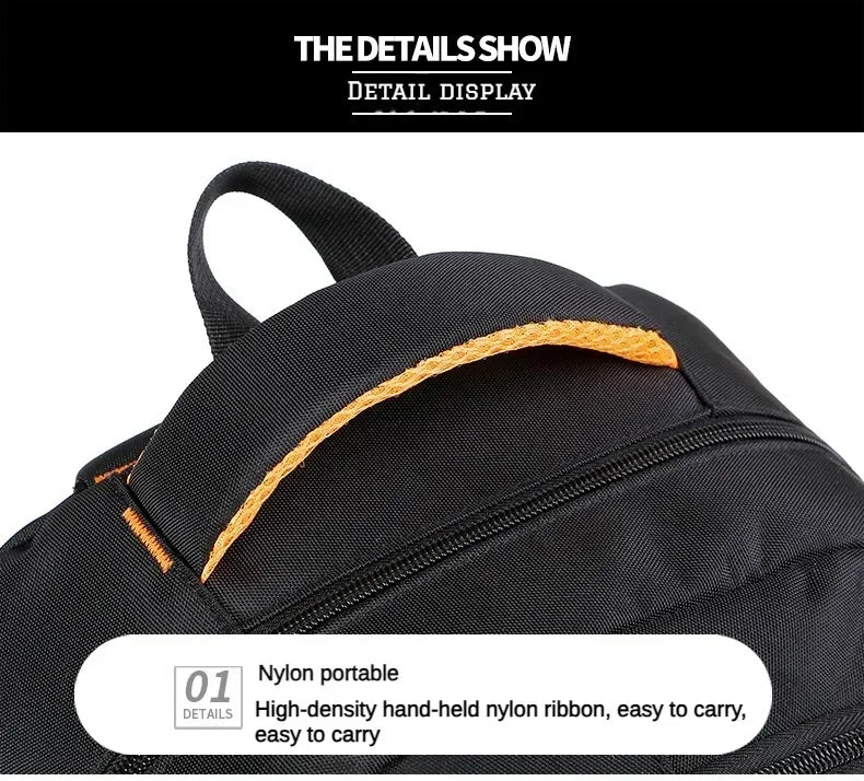 Men’s Oxford Business Backpack – Waterproof Laptop Bag, Leisure Travel & High School Student Bag
