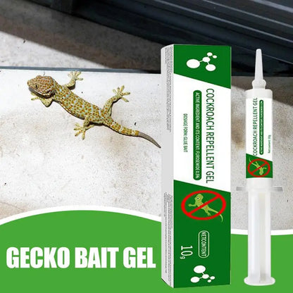 Gecko Repeller Outdoor Reptile Prevention Gel | Natural Lizard Repellent Fast-Acting Gecko Bait for Home, Lawn & Porch