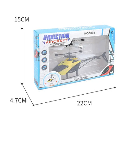 Mini Rechargeable RC Drone for Kids – Fall-Resistant Safe Remote Control Helicopter Toy (No Remote Battery)
