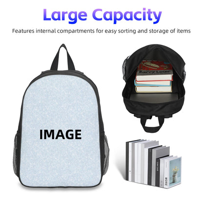 Football Sports School Backpack Set – Boys School Bag with Shoulder Bag & Pencil Case, Star Player Design, Best Gift