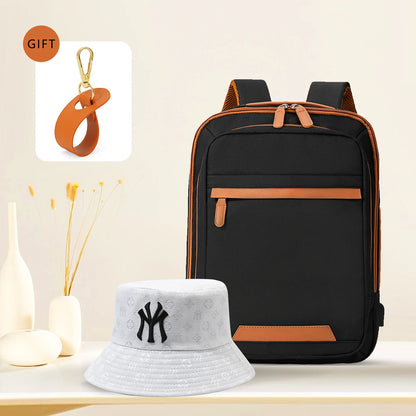 High-Quality USB Rechargeable Laptop Backpack – Waterproof Large Capacity Bag for Men, Women & Students