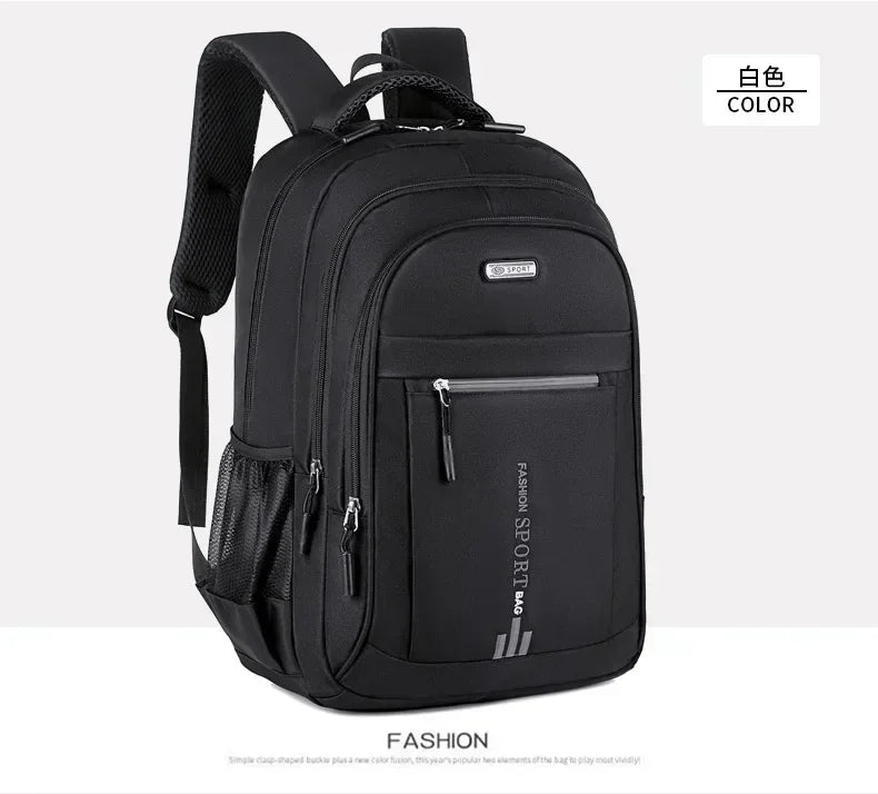 Men’s Oxford Business Backpack – Waterproof Laptop Bag, Leisure Travel & High School Student Bag